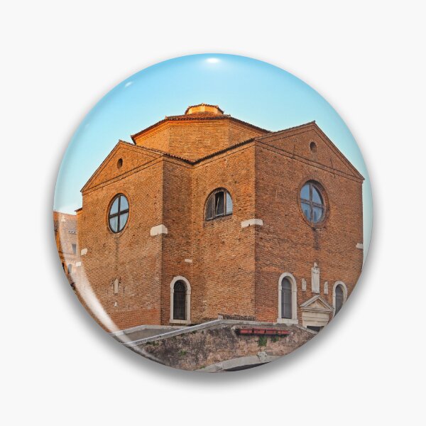 Item preview, Basilica of Saint James Apostle and Filippini Bridge in Chioggia Italy designed and sold by goceris.
