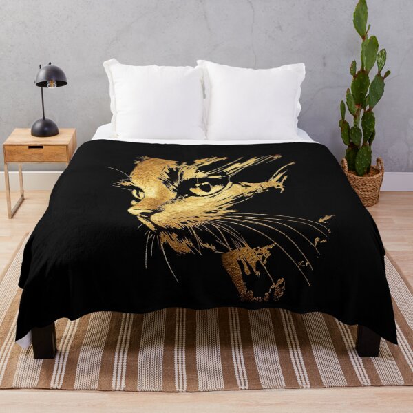 Item preview, Golden Ink Cat designed and sold by TitiaDesign.