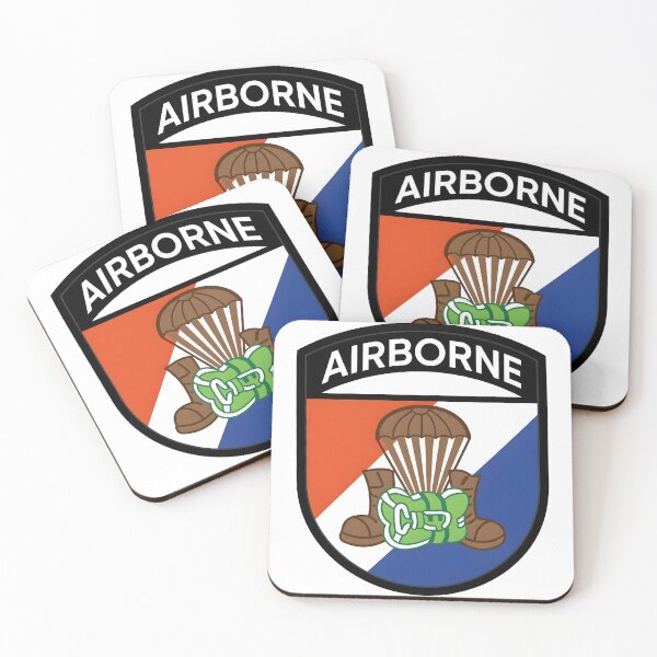 Item preview, US Army Paratrooper Jump Boots and Parachute Airborne Patch designed and sold by CharlieDesings.
