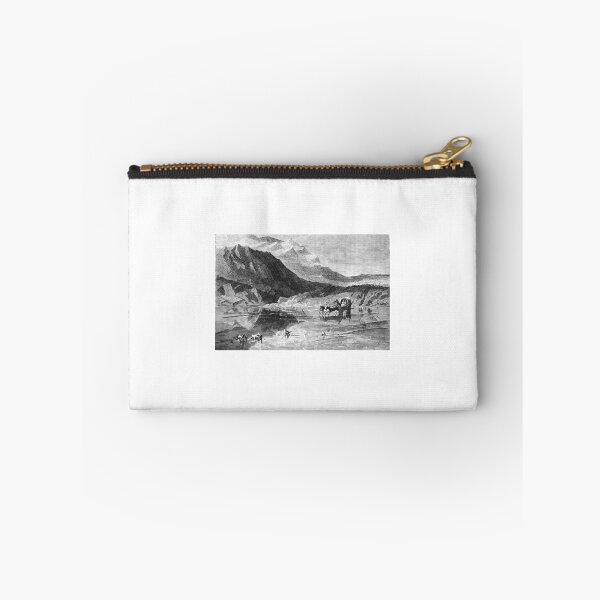 Item preview, Vintage Mountain Wagon Travel Antique Engraving designed and sold by Antique Science Press.