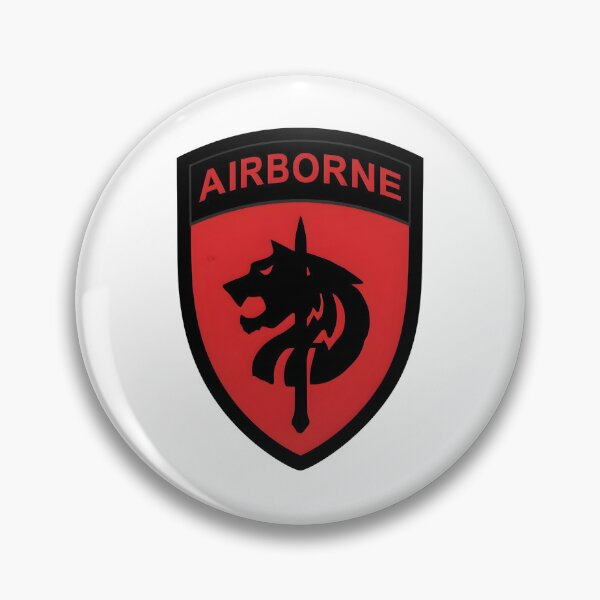 Item preview, US Army 27th Infantry Regiment Wolfhounds Airborne Patch designed and sold by CharlieDesings.