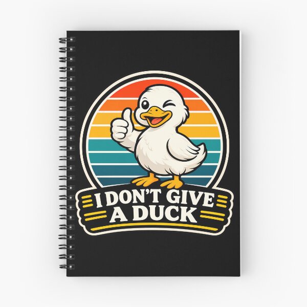 Item preview, I Don't Give A Duck - Funny Cute Duck Meme designed and sold by RetroOddity.