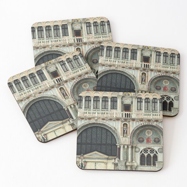 Item preview, Architectural Details of Saint Marks Basilica Facade in Venice Italy designed and sold by goceris.