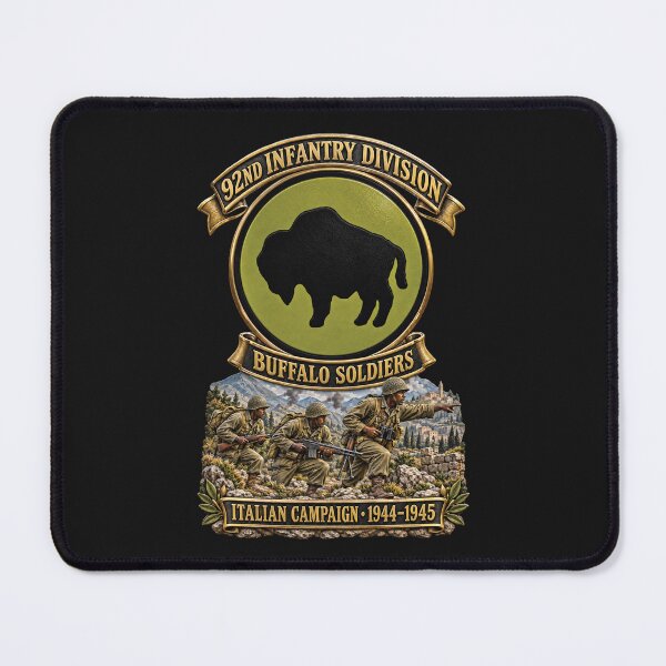 Item preview, 92nd Infantry Division - Buffalo Soldiers - Italian Campaign - 1944 - 1945 - w Scene - WWII - PAC  SVC - 3D - Enhanced designed and sold by Military Insignia Products.