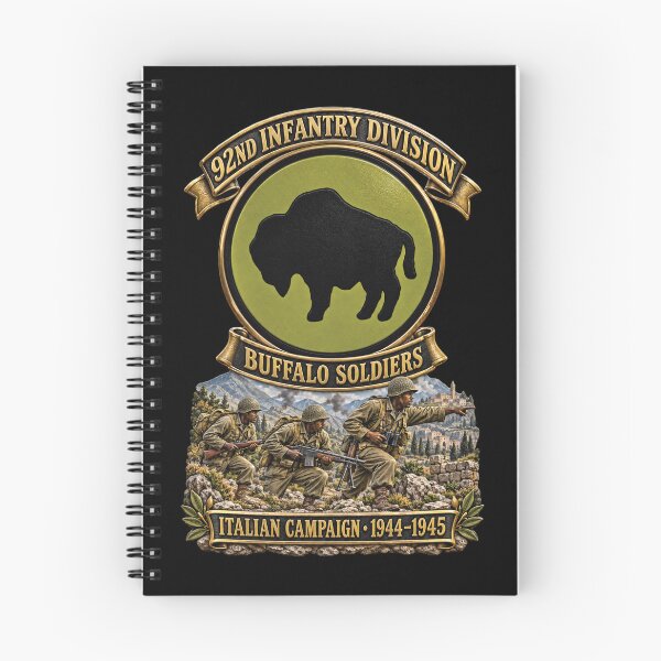 Item preview, 92nd Infantry Division - Buffalo Soldiers - Italian Campaign - 1944 - 1945 - w Scene - WWII - PAC  SVC - 3D - Enhanced designed and sold by Military Insignia Products.