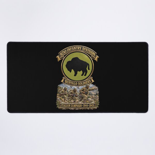 Item preview, 92nd Infantry Division - Buffalo Soldiers - Italian Campaign - 1944 - 1945 - w Scene - WWII - PAC  SVC - 3D - Enhanced designed and sold by Military Insignia Products.