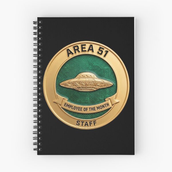 Item preview, Employee of The Month - Area 51 designed and sold by RogueSquirrels.