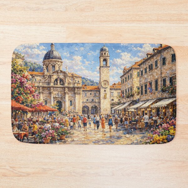 Item preview, A painting of Dubrovnik, Croatia – A Beautiful city in Europe. designed and sold by GalleryKauffeld.