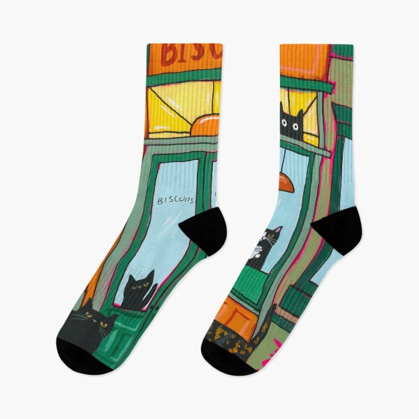 Item preview, Biscuits Cat Cafe designed and sold by KilkennyCat Art.