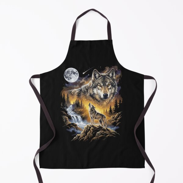 Item preview, Wolf Howling at the Moon Forest Wildlife Art Design Performance designed and sold by ArtByimamS.