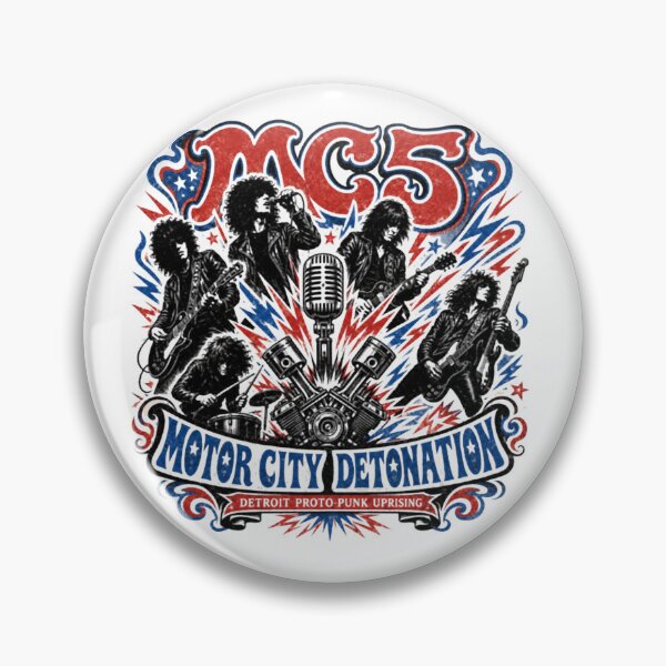 Item preview, Motor City Detonation - Detroit Proto-Punk Uprising designed and sold by willtrish2Arrt.