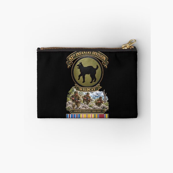 Item preview, 81st Infantry Division (Wildcat) - Angaur, Peleliu - 1944-1945 w PAC SVC - 3D - Enhanced designed and sold by Military Insignia Products.