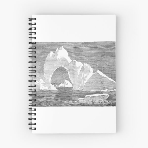 Item preview, Vintage Glacial Ice Berg Arctic Exploration Art designed and sold by Antique Science Press.