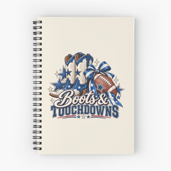 Item preview, Boots & Touchdowns – Western Football Girl Game Day designed and sold by SnugbugStudios.