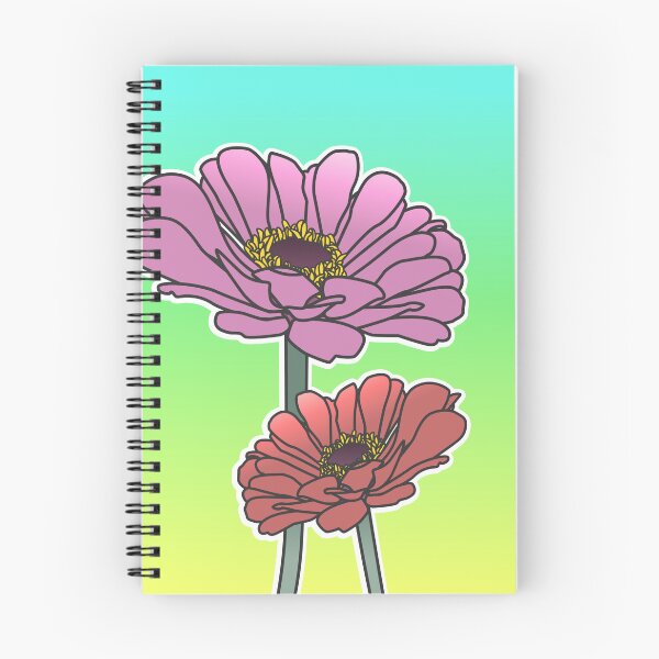 Item preview, Zinnias Flowers designed and sold by AndreSimplePoly.