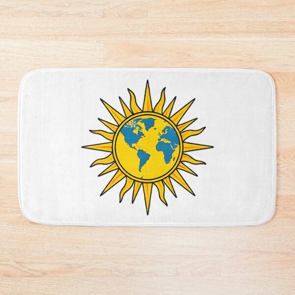 Item preview, Vintage Sun and Earth World Map Celestial Art designed and sold by Pyt27.