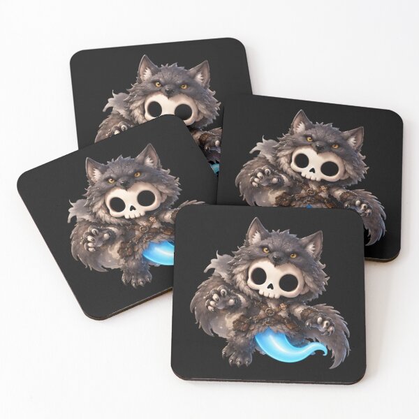 Item preview, Werewolf | Moonlit Skeleton Spirit | Bonnie Fantasy & Legends Collection designed and sold by Zaru Art Studio.