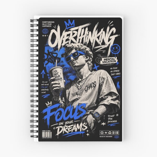 Item preview, Overthinking – Focus on Your Dreams designed and sold by shibu10imm.