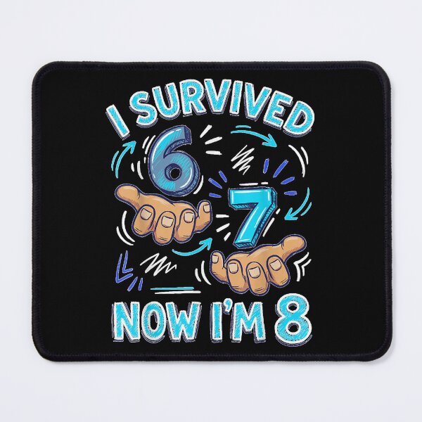 Item preview, I Survived 6 7 Now I'm 8 8th Birthday designed and sold by DogoMalulu.