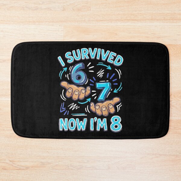 Item preview, I Survived 6 7 Now I'm 8 8th Birthday designed and sold by DogoMalulu.