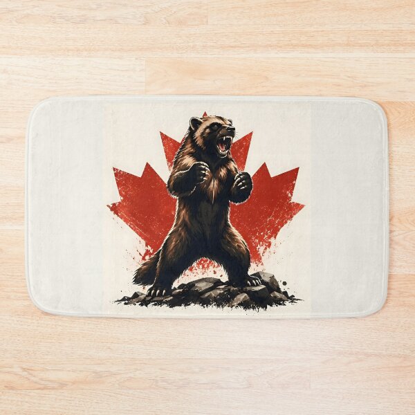Item preview, Fierce Canadian Wolverine Graphic designed and sold by Sybille-Yates.