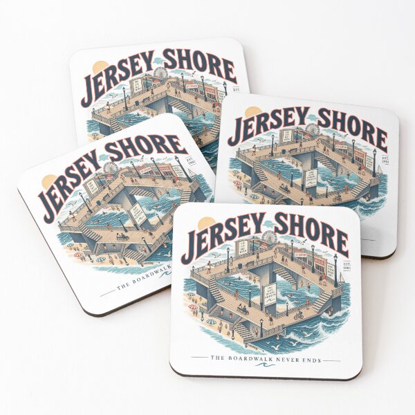 Item preview, Jersey Shore – The Boardwalk Never Ends designed and sold by Past in Threads.
