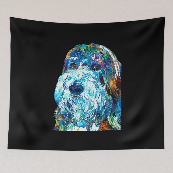 Item preview, Bearded Collie Art 2 - Dog Portrait  designed and sold by nguyetngatron.