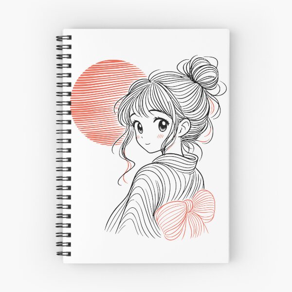 Item preview, Manga Girl Lineart designed and sold by rolfzogg.