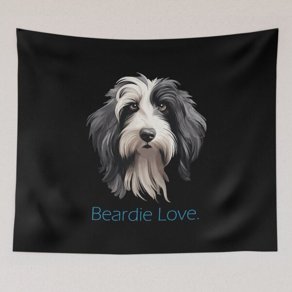 Item preview, Bearded Collie Beardie Love Artwork   designed and sold by nguyetngatron.