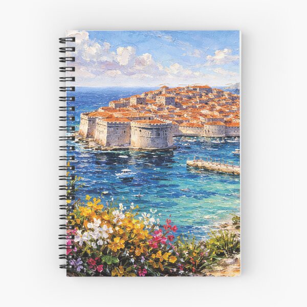 Item preview, Dubrovnik, Croatia – a painting of a summer day in this beautiful European city. designed and sold by GalleryKauffeld.