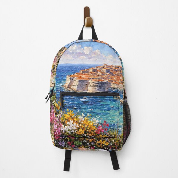 Item preview, Dubrovnik, Croatia – a painting of a summer day in this beautiful European city. designed and sold by GalleryKauffeld.
