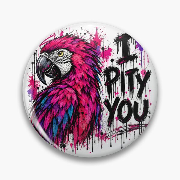 Item preview, Colorful Macaw Parrot – Vibrant Tropical Bird Splash Art designed and sold by SidneiSampaioStudio.
