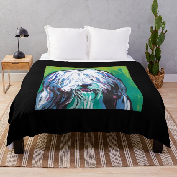 Item preview, Bearded Collie Bright colorful pop dog art Sticker designed and sold by nguyetngatron.