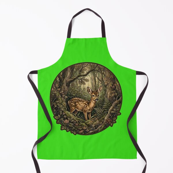 Item preview, Vintage Woodland Fawn Illustration designed and sold by Utopian-Magic.