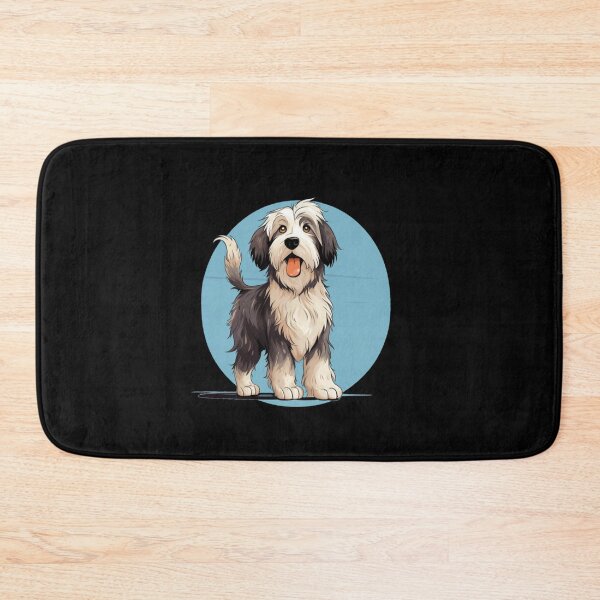 Item preview, Bearded Collie Cartoon Aesthetic Dog Artwork Sticker designed and sold by nguyetngatron.
