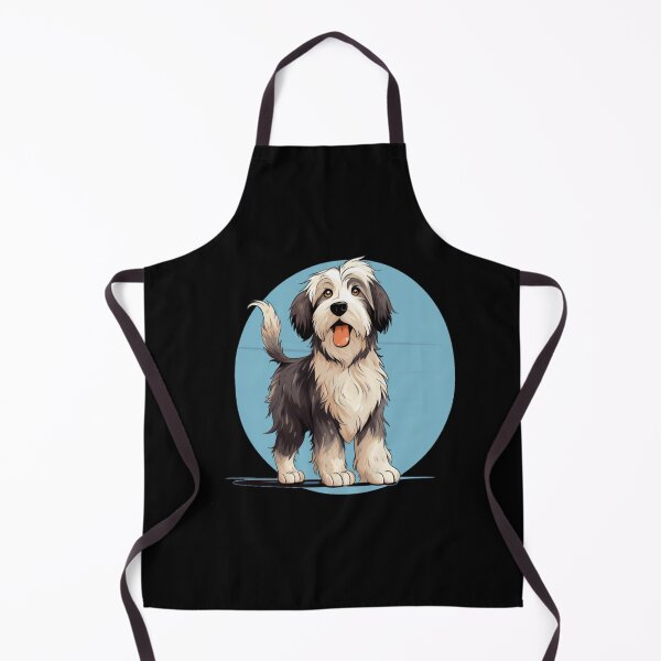 Item preview, Bearded Collie Cartoon Aesthetic Dog Artwork Sticker designed and sold by nguyetngatron.
