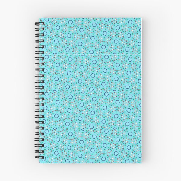 Item preview, Colorful Food Kaleidoscope Sky Blue Honeycomb Seamless Pattern designed and sold by lovelys-store.