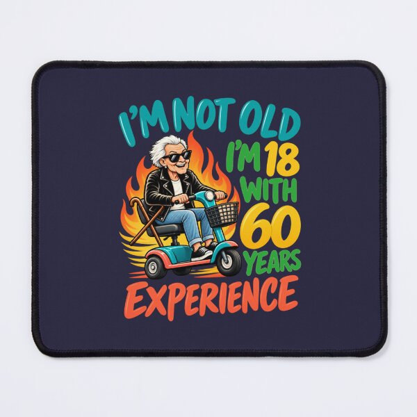 Item preview, I'm Not Old I'm 18 With 60 Years Experience Senior Humor designed and sold by PunchDrop.