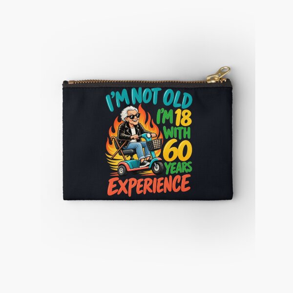 Item preview, I'm Not Old I'm 18 With 60 Years Experience Senior Humor designed and sold by PunchDrop.