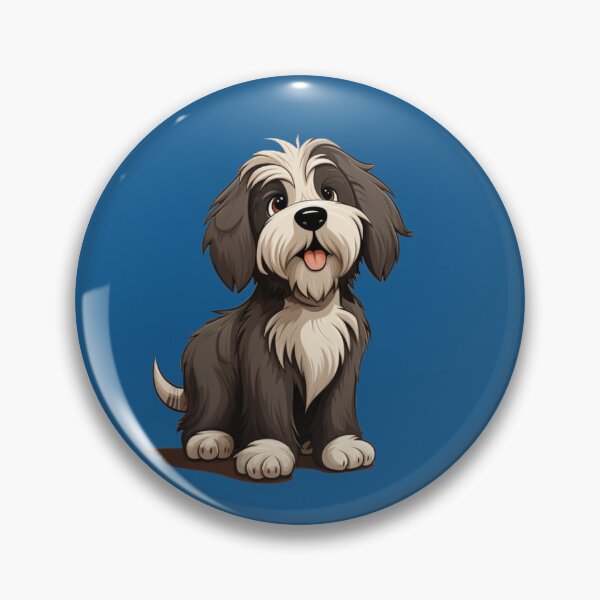 Item preview, Bearded Collie Cartoon Puppy Adorable Cute Dog Sticker designed and sold by nguyetngatron.