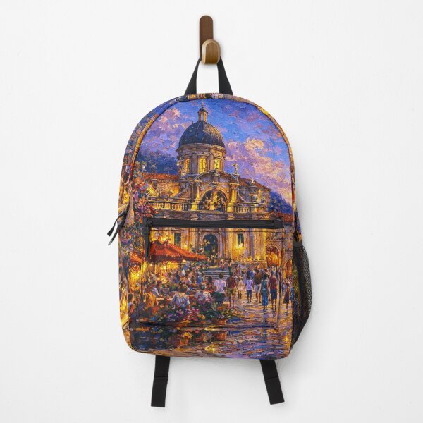 Item preview, Dubrovnik, Croatia – a painting of a summer night in this beautiful European city. designed and sold by GalleryKauffeld.