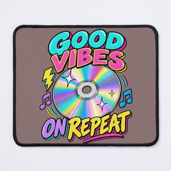 Item preview, Good Vibes on Repeat – Retro CD designed and sold by NinaCreator.