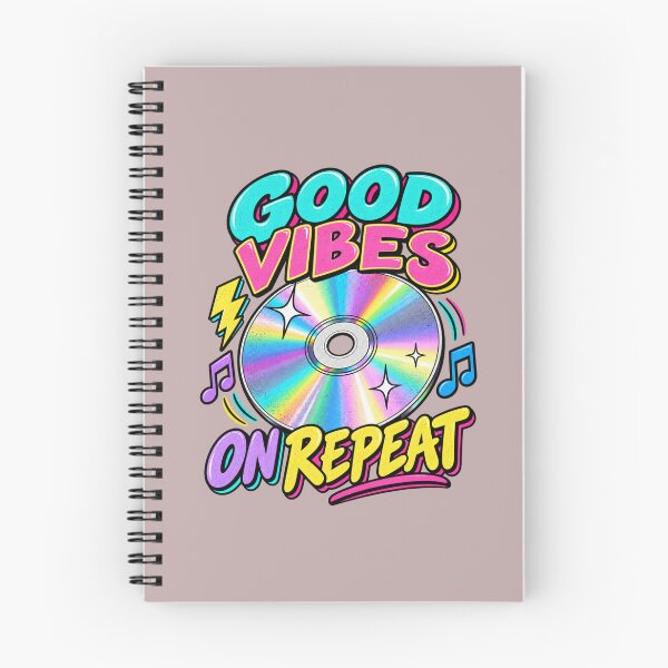Item preview, Good Vibes on Repeat – Retro CD designed and sold by NinaCreator.