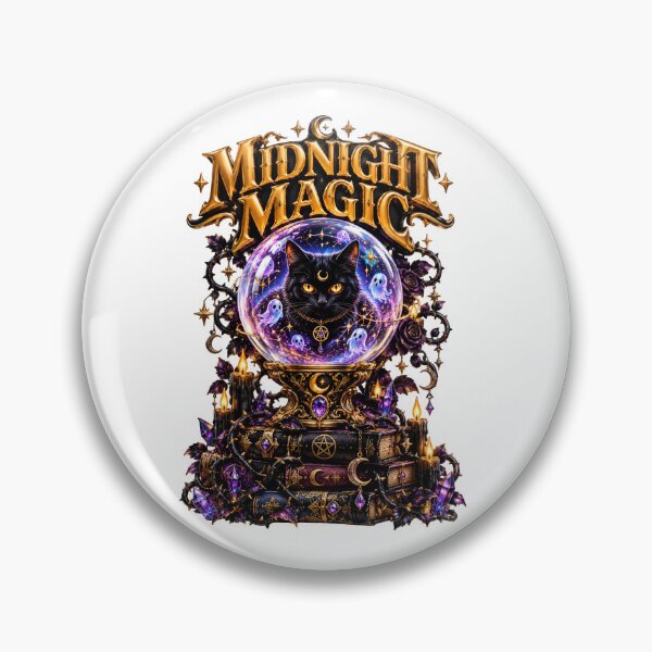 Item preview, Midnight Magic Black Cat Crystal Ball designed and sold by Sovereign Supply Co..