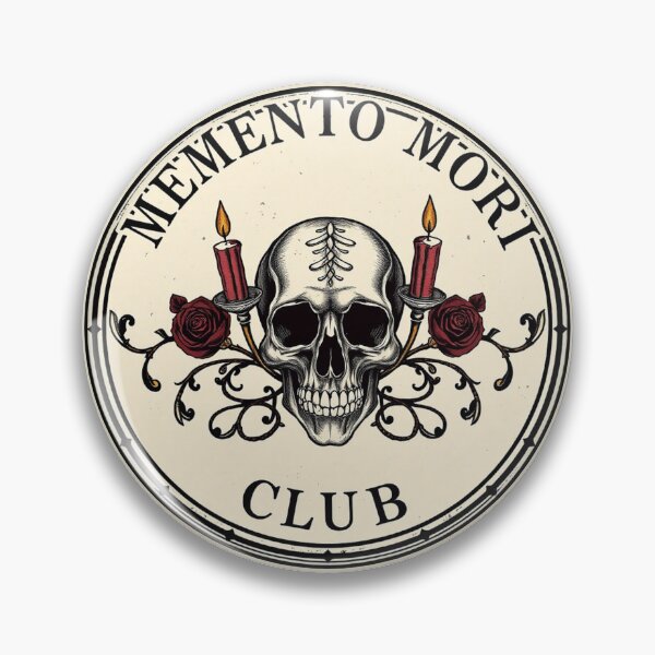 Item preview, Memento Mori Gothic Skull Vintage Society designed and sold by TurtleStorePT.