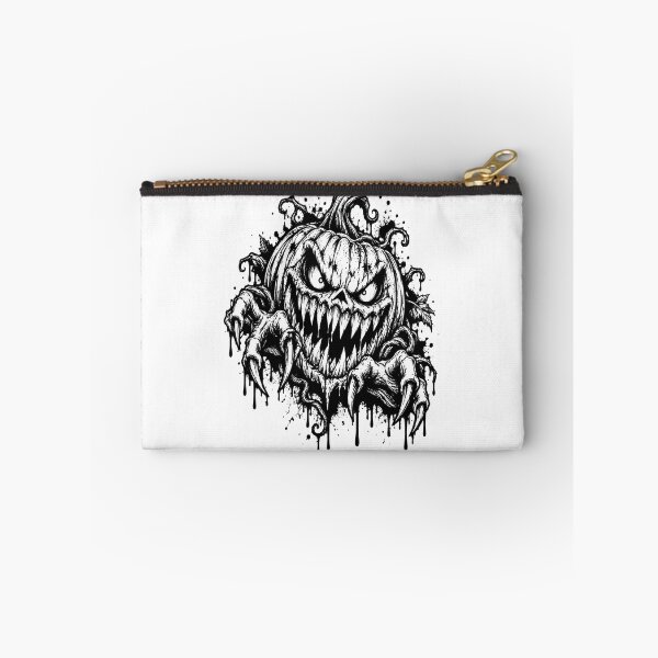Item preview, Scary Halloween Pumpkin Monster Creepy Jack O Lantern Claws Art designed and sold by shemodas.