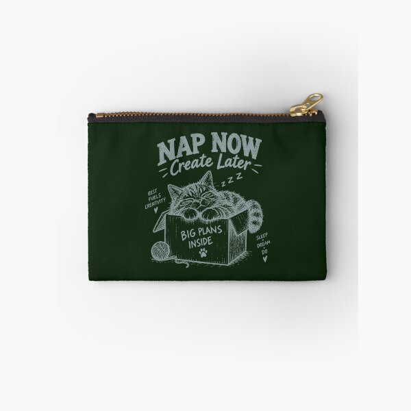 Item preview, Nap Now Create Later Cat designed and sold by awesome-loob.
