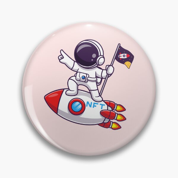 Item preview, Astro NFT Rocket Flag designed and sold by Crypto-NFT22.
