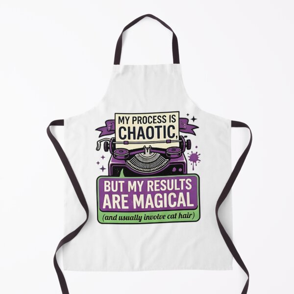 Item preview, My Process Is Chaotic Writing Typewriter Cat Hair designed and sold by Pyt27.