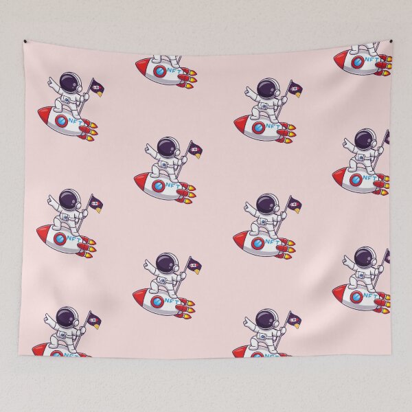 Item preview, Astro NFT Rocket Flag designed and sold by Crypto-NFT22.